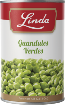 GUANDULES VERDES LINDA LATA 425 G